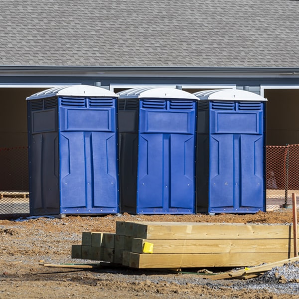 what is the maximum capacity for a single portable restroom in Tangelo Park